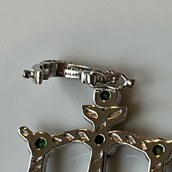Judith Ripka Sterling Silver Peridot Chalcedony Libra ♎️ Zodiac Pendant NEW - Picture 3 of 7